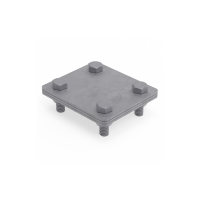 Złącze uniwersalne odgałęźne 80x70 do połączeń bednarka/bednarka, 14.3 OG | 91400302 Elko-Bis