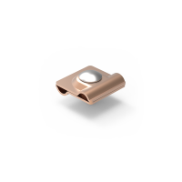 Złącze krzyżowe 1-otworowe 45x45 do połączeń drutu odgromowego, 55.2 CU | 95500203 Elko-Bis