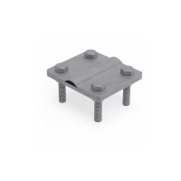 Złącze uniwersalne odgałęźne na pręt Fi 16/80x70, 14.3.1 OG | 91401302 Elko-Bis