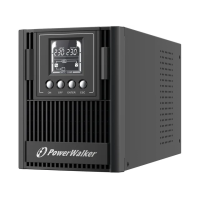 Zasilacz UPS PowerWalker VFI 1000 AT FR ON-LINE 1000VA 3X 230V PL USB-B RS-232 LCD TOWER EPO | VFI 1000 AT FR PowerWalker
