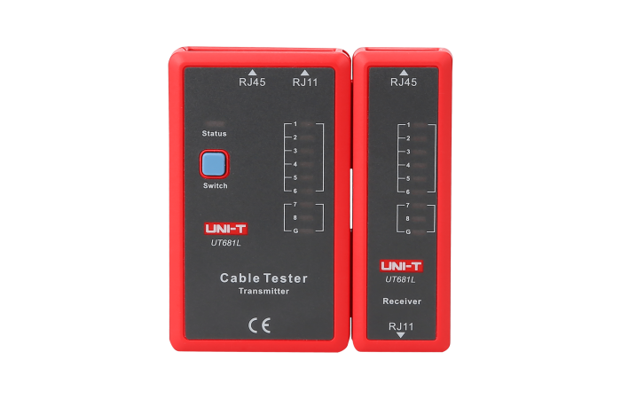 Tester linii telefonicznych Uni-T UT681L zakończonych wtykami RJ11, RJ45 | MIE0346 LECHPOL ELECTRONICS