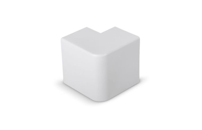 Narożnik zewnętrzny do kanałów NZ 40x40 biały | 10812 TT Plast