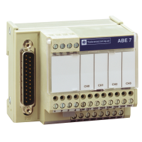 Podstawa bazowa ABE7 4-kanałowych sygnałów analogowych Modicon ABE7 | ABE7CPA410 Schneider Electric