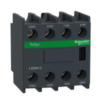 Blok styków pomocniczych 1NO+3NC zaciski śrubowe, TeSys K, D | LADN13 Schneider Electric
