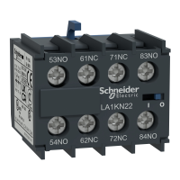 Blok styków pomocniczych do styczników miniaturowych 3NO+1NC zaciski śrubowe, TeSys K, D | LA1KN31 Schneider Electric