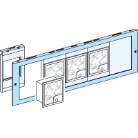 Płyta czołowa z otworami do płyt montażowych licznika PrismaSet | LVS03904 Schneider Electric