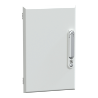 Drzwi przedziału bocznego obudowy naściennej 9 modułowej PrismaSet | LVS08183 Schneider Electric