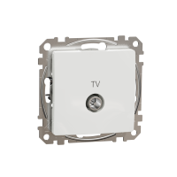 Gniazdo TV przelotowe (7dB), białe | SDD111474 Schneider Electric