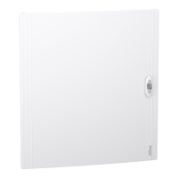 Drzwi do obudowy PrismaSeT XS DPSXS-3-24-B, drzwi białe, 3 rzędy, 24 moduły w rzędzie | LVSXDP324 Schneider Electric