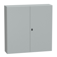 Obudowa Spacial S3D drzwi gładkie z płytą montażową 1200x1200x300 (WxSxG) IP55 IK10 RAL7035 | NSYS3D121230DP Schneider Electric