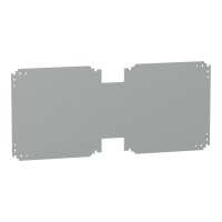 Płyta montażowa pełna ocynkowana do obudowy PLA 500x 1000mm , Thalassa | NSYPMM510 Schneider Electric