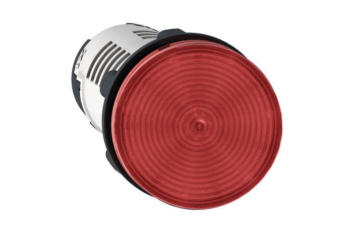 Wskaźnik świetlny Fi-22mm czerwony zintegrowany LED 230-240V zacisk śrubowy, Harmony XB7 | XB7EV04MP Schneider Electric