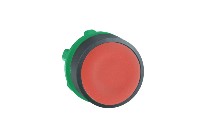 Przycisk płaski czerwony samopowrotny bez podśw. plastikowy bez oznaczenia, Harmony XB5 | ZB5AA4 Schneider Electric