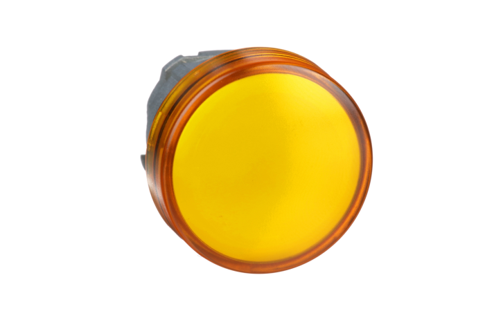 Główka wskaźnika świetlna pamarańczowa Fi-22mm żółta soczewka zwykła LED, Harmony XB4 | ZB4BV053 Schneider Electric