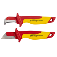 Nóż dla elektryka 180 mm Modeco Expert, ostrze hakowe ze stopką - 1 szt. | MN-63-055 Rawlplug