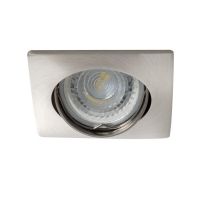 Oczko sufitowe NESTA DTL-C/M kwadratowy stop aluminium kolor chrom mat 1XGx5,3/GU10 | 26752 Kanlux