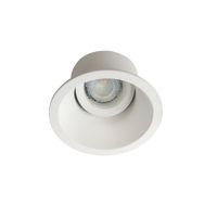 Oczko sufitowe APRILA DTO-W okrągły stop aluminium kolor biały mat 1XGx5,3/GU10 | 26738 Kanlux