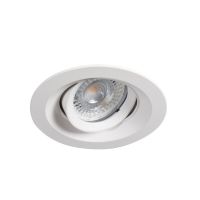 Oczko sufitowe COLIE DTO-W okrągły stop aluminium kolor biały mat 1XGx5,3/GU10 | 26740 Kanlux