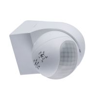 Czujnik ruchu PIR ALER MINI-W IP44 kąt detekcji H140/V45 zasięg max 8m natynkowy kolor biały | 23450 Kanlux