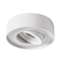 Oczko sufitowe MINI BORD DLP-50-W okrągły stop aluminium stal kolor biały 1XGx5,3/GU10 | 28782 Kanlux