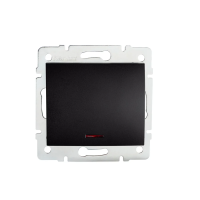 Łącznik zwierny dzwonek z LED LOGI 02-1080-142 cm śrubowy kolor czarny mat | 33632 Kanlux