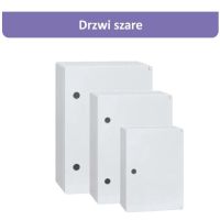 Obudowa hermetyczna 400X600X200mm drzwi szare | ICW-406020-S Incobex