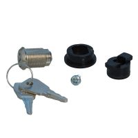 Zamek metalowy do rozdzielnic hermetycznych RH - ZRH, czarny, indywidualny | 36.80 Elektro-Plast Opatówek