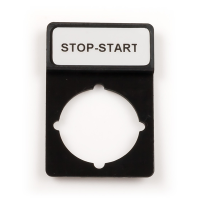 Tabliczka z oznaczeniami STOP-START | ST22-1901\P18 Spamel