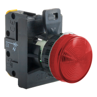 Lampka sygnalizacyjna 230V żarówka standard, czerwona | ST22-LC-230-BA9S\. Spamel