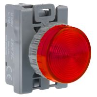 Lampka sygnalizacyjna 220V, LED BA9S standard, czerwona | SP22-LC-220-LED\DC Spamel