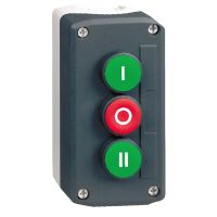 Stacja sterująca ciemnoszaraz 3 przyciskami Fi-22mm Harmony XALD | XALD339 Schneider Electric