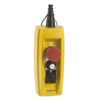 Kaseta sterownicza 2 przyciski standardowe i 1 awaryjny NC/NO Harmony XAC | XACB3291 Schneider Electric