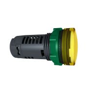 Wskaźnik monolityczny świetlny żółty niebieski LED 24V AC/DC plastikowy Harmony XB5 | XB5EVB8 Schneider Electric