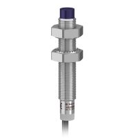 Czujnik indukcyjny M8 z wyjściem PNP 1NO 12/24V DC, kabel 2m OsiSense XS | XS208BLPAL2 Telemecanique Sensors