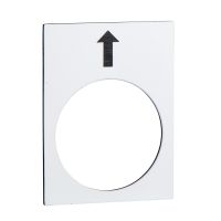 Etykieta wymiary 30x40mm biała Harmony XAC | ZB2BY4951 Schneider Electric