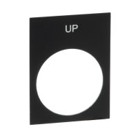 Etykieta wymiary 30x40mm czarna Harmony XAC | ZB2BY2307 Schneider Electric