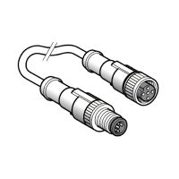 Przedłużacz M12 MĘS.3PIN<>M12 ŻEŃ.3PIN 2M | XZCR1511040A2 Telemecanique Sensors