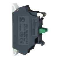Blok styków pojedynczy dla głowicy Fi-22 1NO Push-in, Harmony XB4 | ZBE1015 Schneider Electric