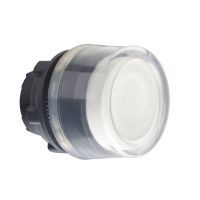 Przycisk kryty Harmony XB5 fi22 biały samopowrotny okrągły plastikowy | ZB5APA1 Schneider Electric