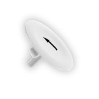Wkładka do przycisku Fi-22mm płaska biała do ZB5-AA0 STRZALKA | ZBA334 Schneider Electric