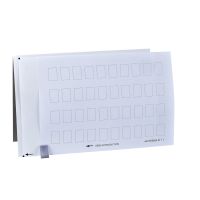Zestaw (40szt) etykiet pustych do nadruku 18X27mm | ZBY5100 Schneider Electric