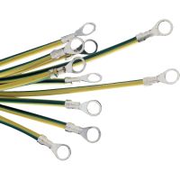 Linka uziemiająca 6mm2 , długość 220mm | NSYEL226D6 Schneider Electric