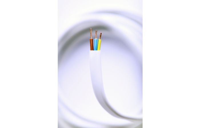 Przew&oacute;d instalacyjny płaski (YDYP żo 3x2,5) ECOINSTAL 450/750V /100m/ KRĄŻEK | 59018544442969 Elpar