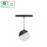 Oprawa LED GLOBE P kula zwis na szynop. 100 (850mm kabel) 5W 165st czarna 5 lat gw. DALI system SHI | WLD+40001_DALI Wojnarowscy