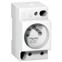 Gniazdo modułowe iPC 2P+E 16A 250VAC NFC 15100 standard francuski, Acti 9 | A9A15306 Schneider Electric