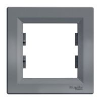Ramka pojedyncza, pozioma, stal, Asfora | EPH5800162 Schneider Electric