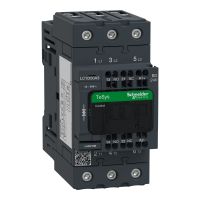 Stycznik mocy TeSys D 50A 3P 22KW 24V DC 1NO 1NC AC-3 zaciski EVK sprężynowe | LC1D50A3BD Schneider Electric