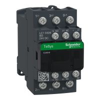 Stycznik mocy TeSys D 32A 3P 15KW 24V DC 1NO 1NC AC-3 zaciski śrubowe | LC1D326BD Schneider Electric