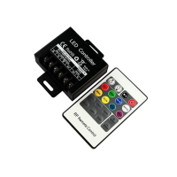 Sterownik taśm LED RGB radiowy micro 12V/24V 240W/480W V-TAC VT-2421 | 3800157634632 LED EUROPE