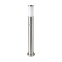 Słupek ogrodowy V-TAC 80CM stal szczotkowana czujnik ruchu E27 VT-838-80 | 3800157658362 LED EUROPE
